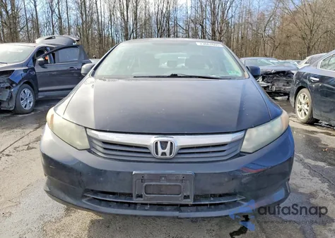 2012 Honda Civic Lx из США, поврежденный, VIN 19XFB2F57CE375902